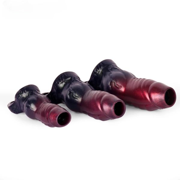 3Sizes Penis Extender Sleeve With Knot Holster