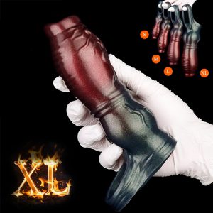 Animal Cock Cover Fantasy Dick Sheath Dildo Enlargement Sex Toy