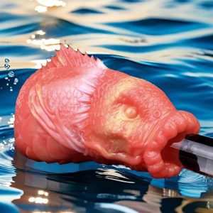 Penis Masturbation Toy Fetish Silicone Fantasy Carp Mouth Penis