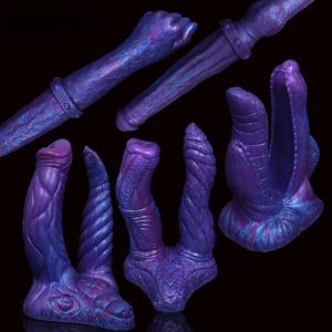 Blue Demon G-Spot Lesbian Dildo Double Head Prostate Massager Anal Plug