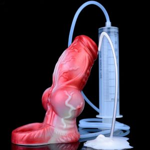Silicone Hollow Water Spray Penis Sleeve  Reusable Penis Enlarger Rings Delay Ejaculation
