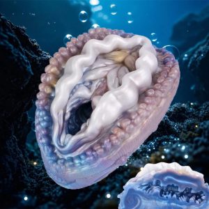 Penis Exerciser Fantasy Abalone Male Masturbator Simulated Labia Vagina Texture
