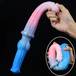 40CM Super Long Double Head Horse And Dog Combination Kont Dildo